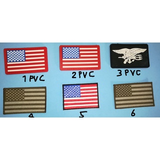 เครื่องหมายผ้าทหารอเมริกา USA Flag Us Army Patch อาร์มเนวี่ซีล US Navy Seal อาร์มผ้า อาร์ม PVC