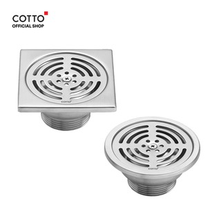 COTTO ตะแกรงสแตนเลสกันกลิ่นสำหรับท่อเกลียว1.5" หน้าแปลน 3.5" รุ่น CT646Z1(HM) CT646Y1(HM)