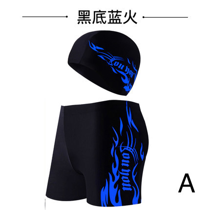 Men Clothing Shop Plus Size Stretch Fire Pants ชุดว่ายน้ํา Beachwear