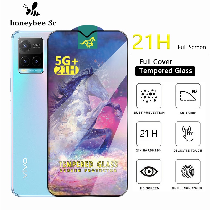 ฟิล์มกระจกนิรภัยกันรอยหน้าจอ 21H สําหรับ VIVO Y02t Y27 Y36 Y56 Y02 Y77 Y35 Y16 Y02s Y22 Y22s Y55 Y33