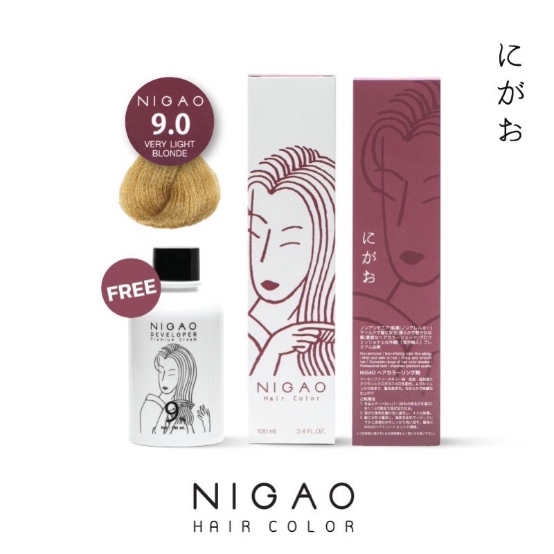 โฉมใหม่ #สีขายดี #NiGao #haircolor #สีย้อมนิกาโอะ 1ชุด มีสี100 มล+ไฮโดรเย่น150มล โฉมใหม่ #สีขายดี #NiGao #haircolor #สีย้อมนิกาโอะ 1ชุด มีสี100 มล+ไฮโดรเย่น150มล