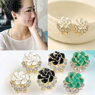 เครื่องประดับดอกกุหลาบ Ear Stud เครื่องประดับต่างหู Charm Jewelry