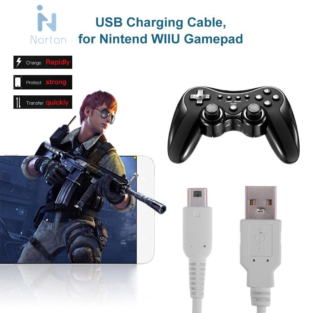 สายชาร์จ Usb 1 เมตรสําหรับ Nintend Wiiu Gamepad Norton - norton.th ...