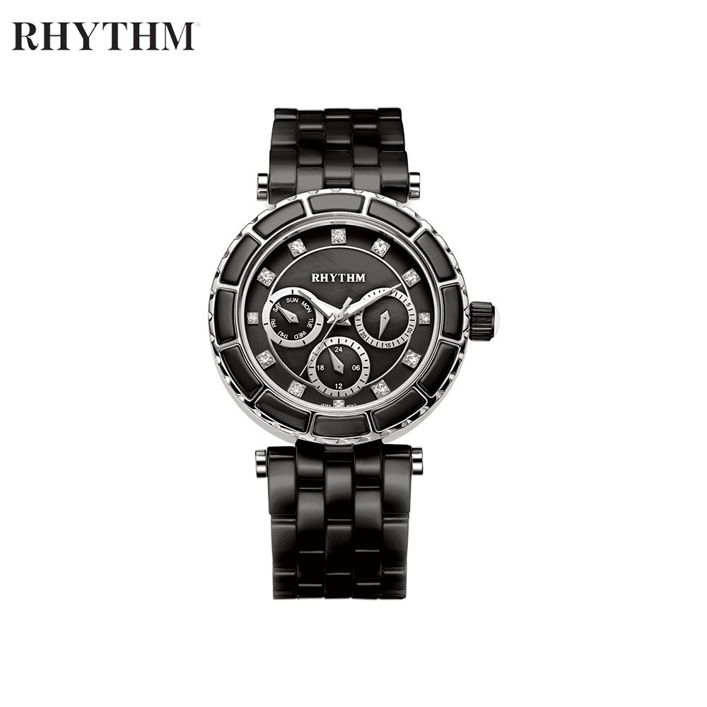 นาฬิกาข้อมือ RHYTHM Ceramic รุ่น C1103C04