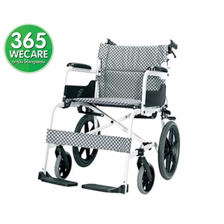 SOMA SM-150.5 Aluminium ล้อแม็ก 16 นิ้ว ดำ/แดง รถเข็นพับได้ น้ำหนักเบา ประหยัด 365wecare