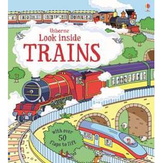 DKTODAY หนังสือ USBORNE LOOK INSIDE TRAINS