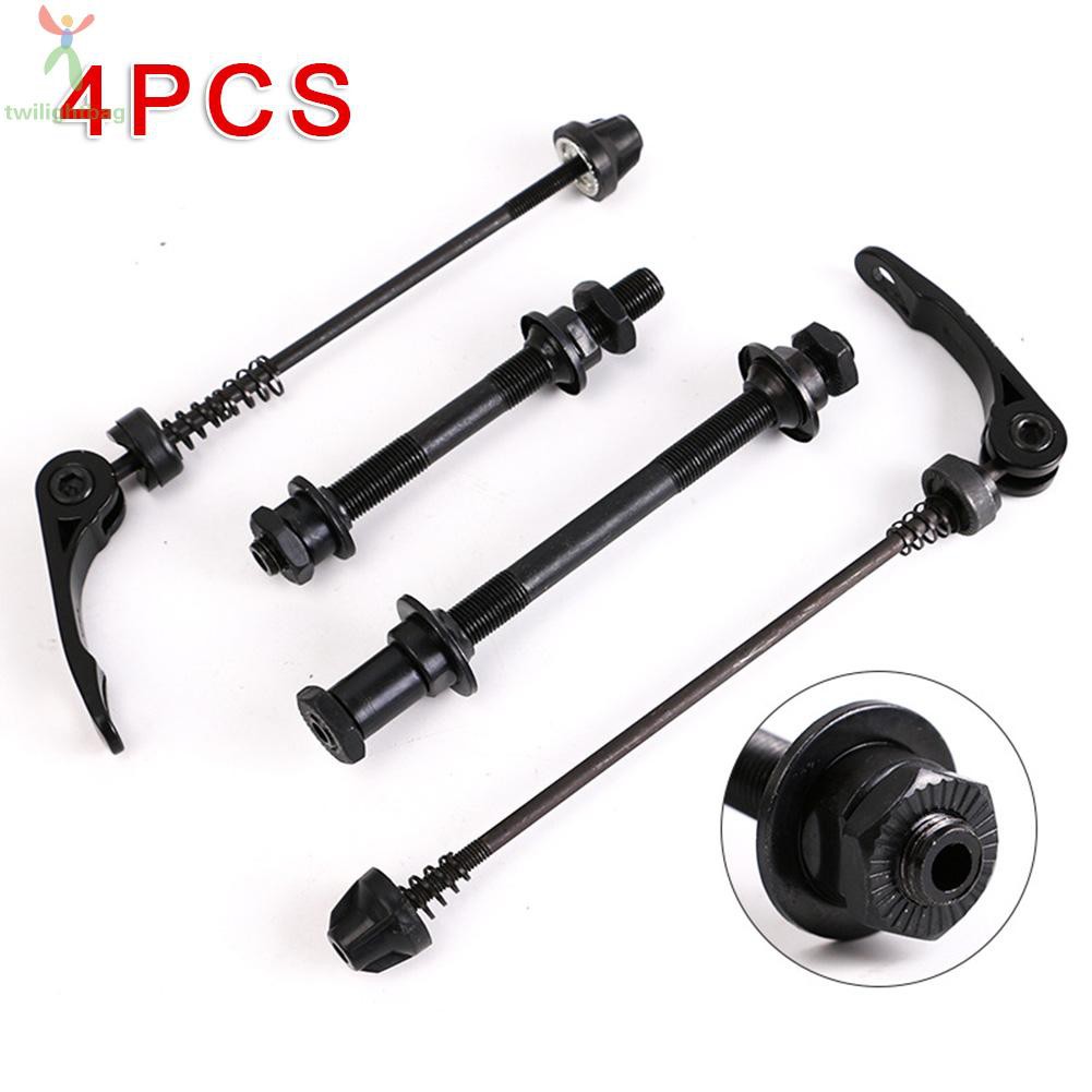 Quick Release Lever Parts Mountain bike MTB Road Bike Hollow Axles Front & Rear Bike Black