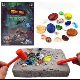 ส่งจากไทย🇹🇭 ของเล่นขุดอัญมณี Gem Dig สำหรับเด็ก มีให้เลือกหลายแบบ
