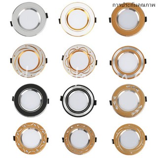 [ทรงกลม] โคมไฟ โคมไฟติดเพดาน PANEL LIGHT ดาวน์ไลท์ DOWNLIGHT โคมไฟฝังฝ้า โคมไฟเพดาน Daylight ไฟแต่งห้อง ไฟ ไฟตกแต่ง