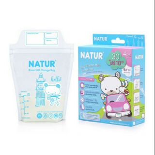 NATUR ถุงเก็บน้ำนม 4oz แพ็ค 30  (คิวตี้)