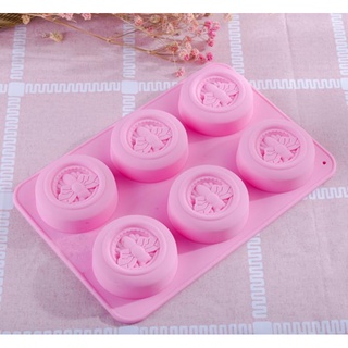 แม่พิมพ์ ซิลิโคน รูปวงกลมลายผึ้ง  round honeycomb silicone molds