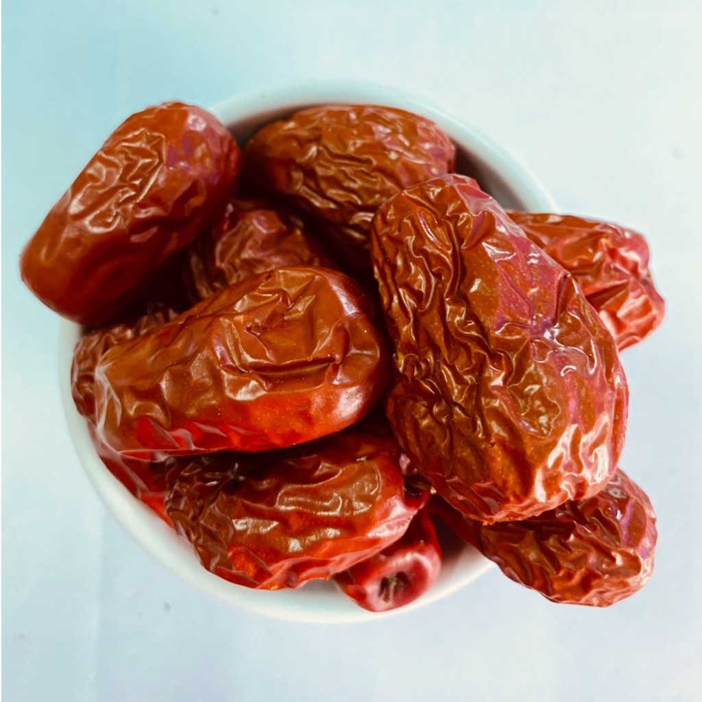 พุทราจีนเม็ดใหญ่ (ขนาด 1 กิโลกรัม ) สีแดงอมส้ม น่ารับประทาน มีเม็ด - รูปที่ 4