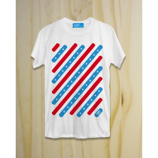 เสื้อยืด Star x Stripe สีขาว แบรนด์ VERz