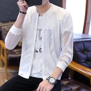 เสื้อแจ็กเก็ตลําลอง แฟชั่นสําหรับผู้ชาย ไซซ์ M - 5XL