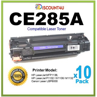 **Pack10** .. TONER CE285A Discount4U เพราะเราลดให้คุณถูกกว่าใคร ฟรี…!!! ค่าจัดส่ง