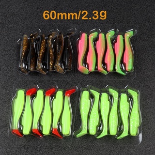 6ชิ้น Tpr เหยื่อลอยน้ํา 6ซม. 2.3กรัม Shad 12x Tough Swimbait Minnowz เหยื่อตกปลา