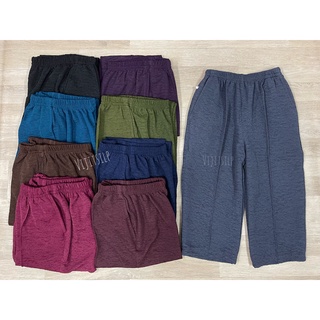 🔥👵🏼กางเกงขา 4 ส่วนคนแก่👵🏼🔥 ผ้าหนังไก่พรีเมี่ยมของแท้ (น้ำหนั…