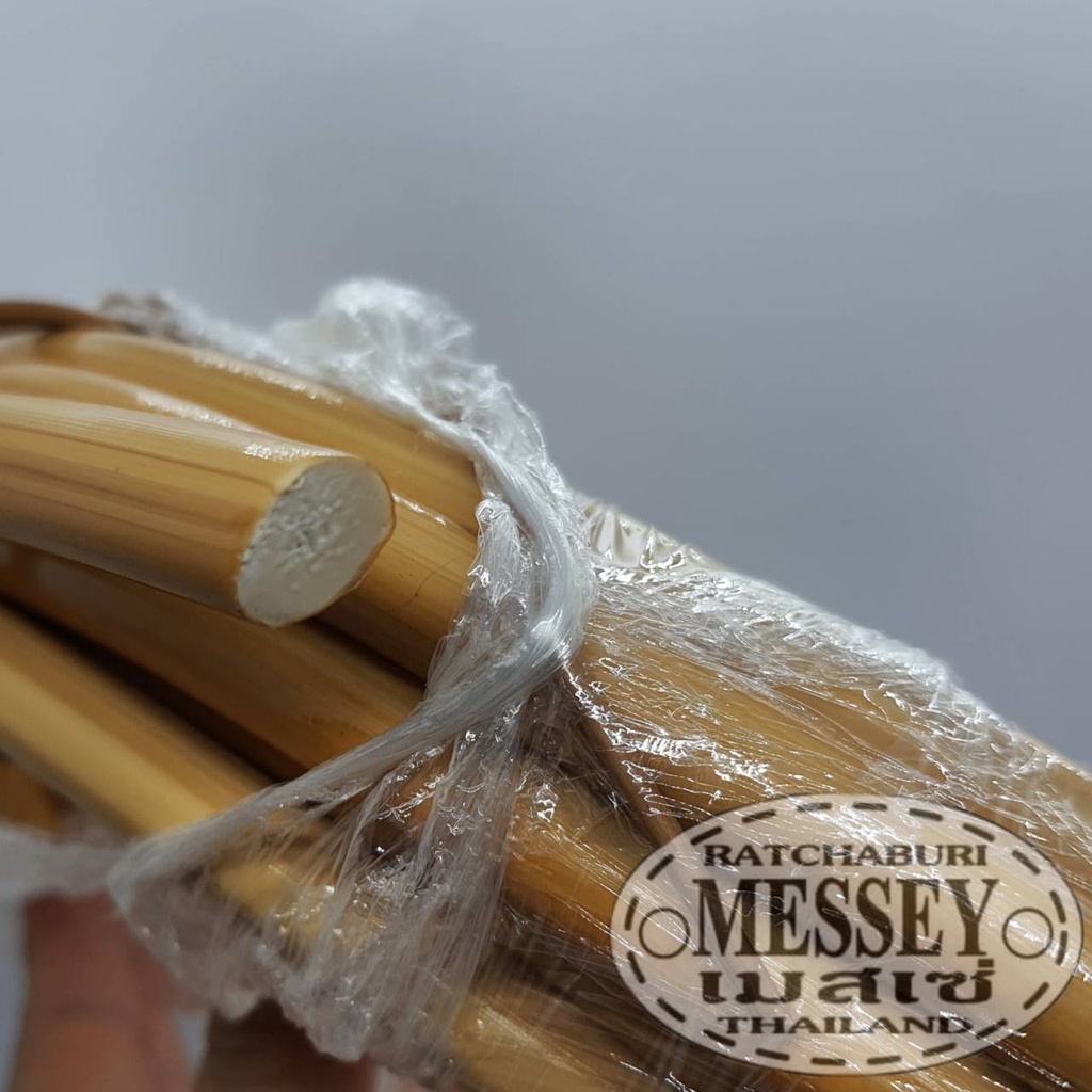 เส้นหวายเทียมสานตะกร้า หวายเทียมกรงนก  หวายต้นเทียม  11  มิล สีหวาย