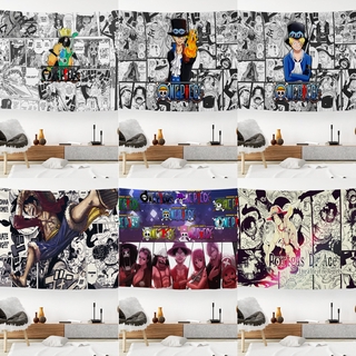 ผ้าแขวนผนังลายการ์ตูนอะนิเมะ One Piece