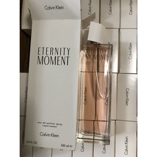 CK Eternity Moment For Women EDP 100ML กล่องเทสเตอร์(เช็คสต้อคก่อนทำรายการนะคะ)