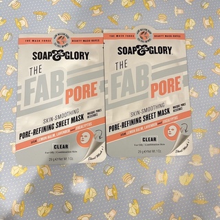 Soap &amp; glory THE FAB PORE PORE-REFINING SHEET FACE MASK