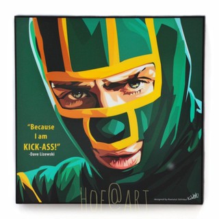 Kick Ass คิกแอส เกรียนโคตร มหาประลัย Dave Lizewski รูปภาพ​ติดผนัง pop art กรอบรูป แต่งบ้าน ของขวัญ ของสะสม