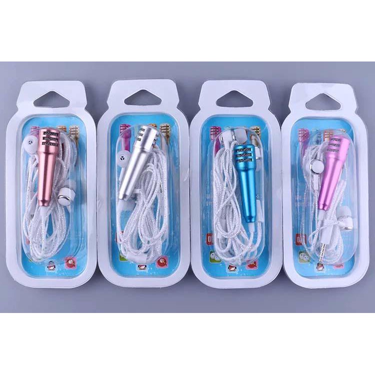 ไมโครโฟนจิ๋ว คาราโอเกะ (Mini Microphone Karaoke) เหมาะสำหรับโทรศัพท์มือถือ Mini Microphone Karaoke for mobile phones
