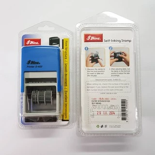 (ผลิตส่ง 1-2 วัน) Shiny ตรายางวันที่ (หมึกในตัว ไทย-EN) ใส่ข้อความได้ หลากหลายขนาด