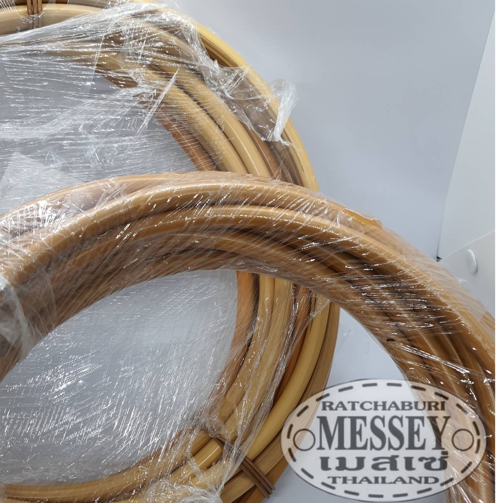 เส้นหวายเทียมสานตะกร้า หวายเทียมกรงนก  หวายต้นเทียม  11  มิล สีหวาย