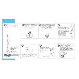 ฟาร์เซ็นท์ ชุดถังปั่น รุ่น ไลท์ เวท สปิน FARCENT LIGHTWEIGHT SPIN MOP SET