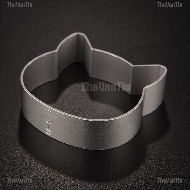 Thevantin แม่พิมพ์กดคุกกี้ หัวแมว สําหรับทําเบเกอรี่ เค้ก น้ําตาล บิสกิต