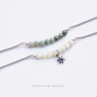 สร้อยข้อมือหินแท้ตามธาตุทั้ง 5 #minimelement #minimbracelet