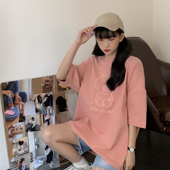 LGfashion เสื้อยืดลายหมีสุดน่ารัก ไอต้าวหมีมี 6 สี เพิ่มรุ่นไซส์ใหญ่จุกๆกันไปเลยจ้าา อยากให้เธอลองเสื้อตัวนี้จริงๆนะ