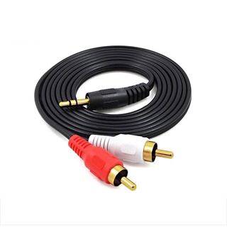 ถูกที่สุด! สาย 2RCA-1TR Stereo หัวทอง ยาว 1.5 เมตร แพ็คถุงละ 1 เส้น