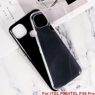 เคสโทรศัพท์ซิลิโคนใส Tpu สําหรับ Itel P36 / Itel P36 Pro