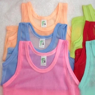 🌺3 ตัว 49 บาท🌺เสื้อกล้ามรูเด็ก มี 6 สี สวมใส่สบาย