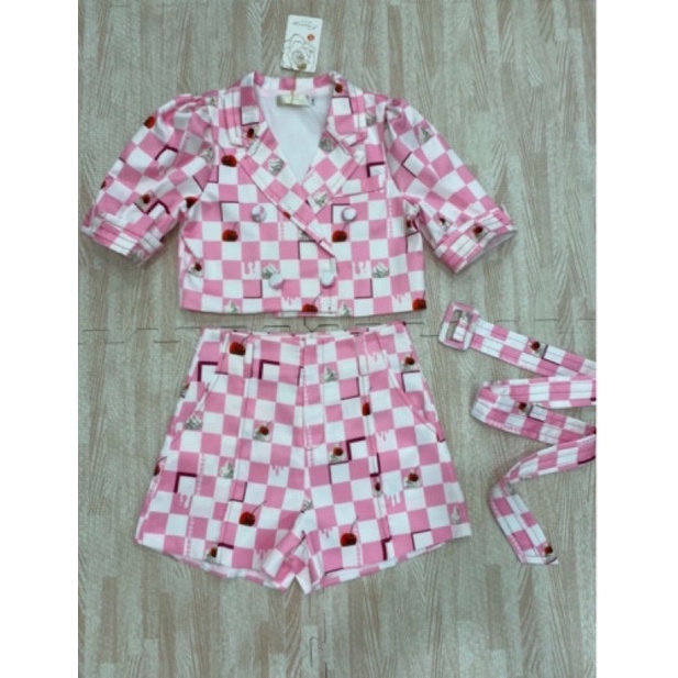 set3ชิ้น คอปกขาสั้น peony