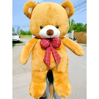 ตุ๊กตาพี่หมีเท็ดดี้ขนนุ่ม ผ้านาโนขนนุ่มๆ 100-110เซน ตัวใหญ่พร้อมส่งทุกวัน มีเก็บปลายทาง