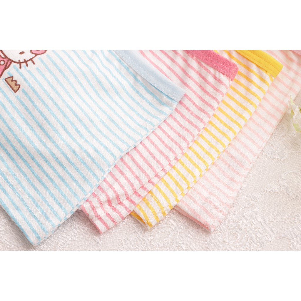 [12แบบ]กางเกงในเด็กผู้หญิง กางเกงในขาสั้น แพค 4 ตัว 2 -12ปี มีหลายแบบ พร้อมส่ง - รูปที่ 2