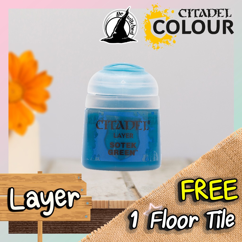 (Layer) SOTEK GREEN : Citadel Paint แถมฟรี 1 Floor Tile