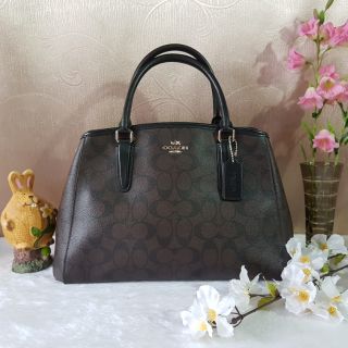 COACH F58310 SMALL MARGOT CARRYALL IN SIGNATURE 
Color: IMITATION GOLD/BROWN/BLACK