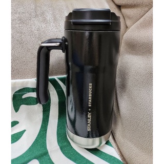 Starbucks Stanley Handle Hol กระบอกน้ำสีดำ 16oz.