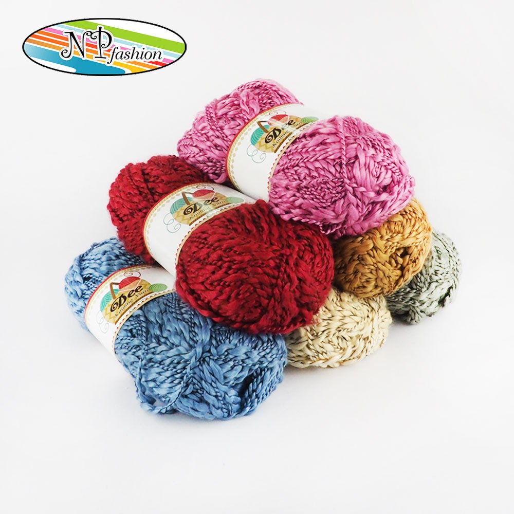 WA068-100g ไหมพรมมัดหมี่ ไหมเส้นนุ่ม ไหมพรมคุณภาพ ไหมพรมเนื้อนุ่ม ไหมพรม ไหมพรม yarn ไหมพรมไม่ระคายผิว