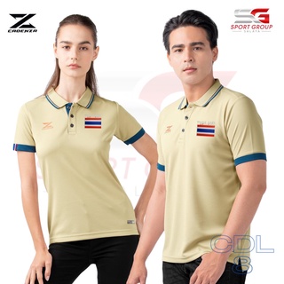 เสื้อโปโลชาย คาเดนซ่า แถม..ฟรี ธงชาติอกซ้าย cadenza รุ่น CDL-8 (SET-2)