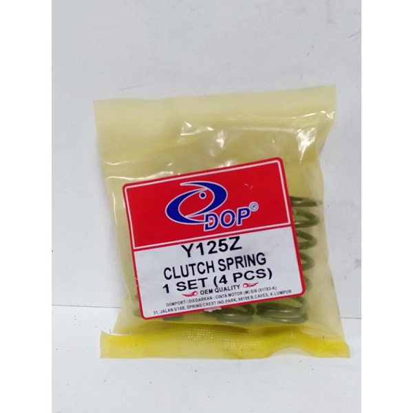 YAMAHA Y125Z 125Z Y125 Z Y125ZR 125ZR Y125 ZR มาตรฐานคลัทช์ SPRING STD CLUTCH SPRING 4 ชิ้น/เซ็ตยี่ห
