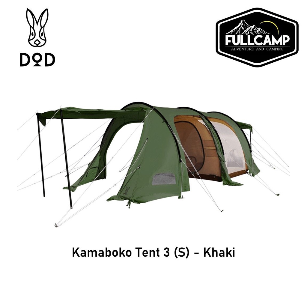 DoD Kamaboko Tent 3 (S) เต็นท์ทรงอุโมงค์ เต็นท์แคมปปิ้ง สำหรับ 3 