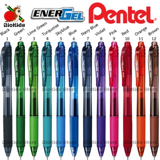 Pentel energelX BLN105 0.5 mm. 12 colours