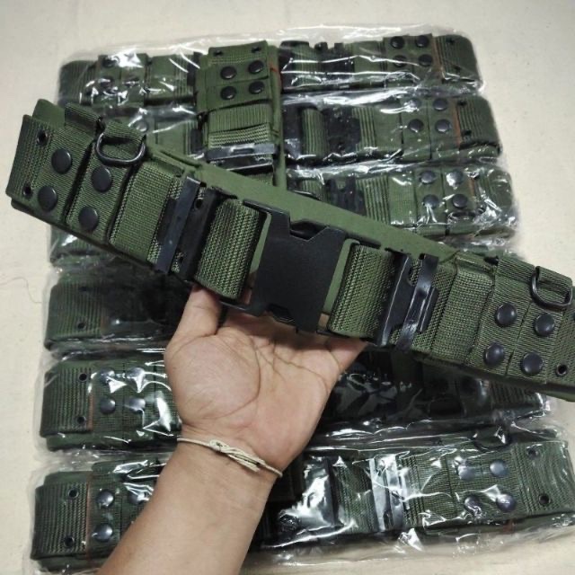 เข็มขัดสนาม แบบมีแผ่นรอง แผ่นรองนุ่มลดการบาทเก็บ