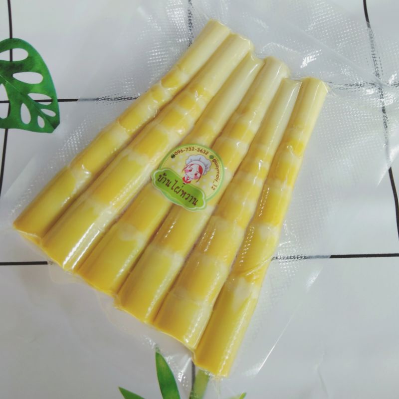หน่อไม้ต้ม ขนาด 500กรัม กรอบ อร่อย ไม่ใส่สารกันเสีย