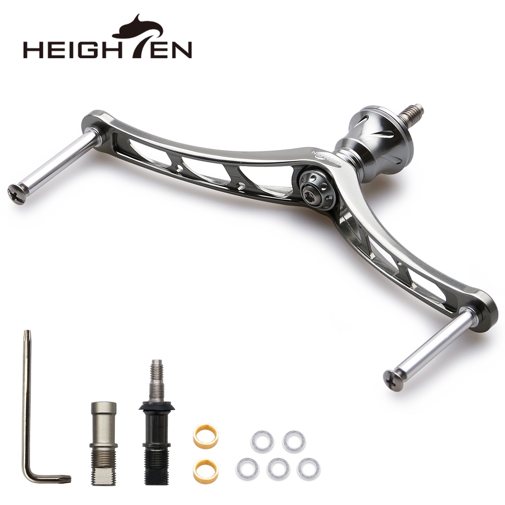 HEIGHTEN 80/98/110 มม. Reel Handle (ไม่มีลูกบิด สําหรับ) For Shimano Stradic Daiwa Spinning Reel